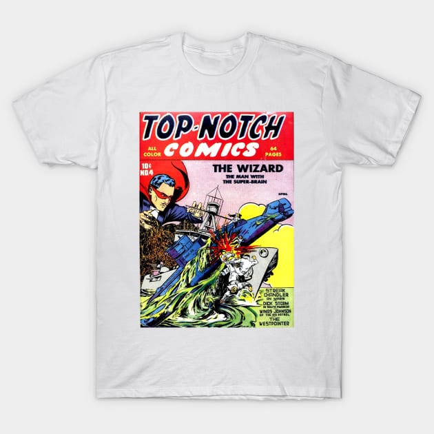 Top Notch Comics No.4 T-Shirt by Public Domain Comics